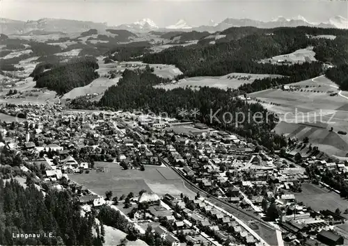 AK / Ansichtskarte Langnau_Emmental Fliegeraufnahme Langnau Emmental
