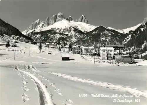 AK / Ansichtskarte Sassolungo_Langkofel Val di Fassa Alba di Canazei Sassolungo_Langkofel