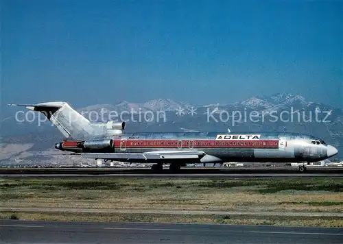 AK / Ansichtskarte Flugzeuge_Zivil Delta Airlines Boeing B 727 247 N502AV Flugzeuge Zivil