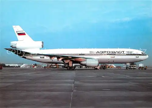 AK / Ansichtskarte Flugzeuge_Zivil Aeroflot McDDouglas DC 10 10 N524MD  Flugzeuge Zivil