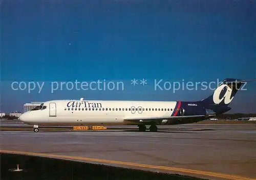AK / Ansichtskarte Flugzeuge_Zivil Air Tran McDonnell Douglas DC 9 32 N909VJ c n 47322 456 Flugzeuge Zivil