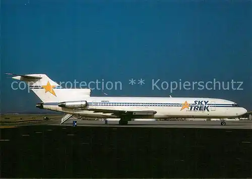 AK / Ansichtskarte Flugzeuge_Zivil Sky Trek International Airlines Boeing B 727 276 N908PG Flugzeuge Zivil