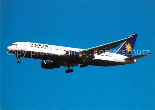 AK / Ansichtskarte Flugzeuge_Zivil Varig Boeing 767 375 PP VPV c n 24086 Flugzeuge Zivil