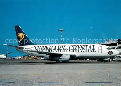 AK / Ansichtskarte Flugzeuge_Zivil Ryanair Tipperary Crystal Colours Boeing B 737 200 EI CNX  Flugzeuge Zivil