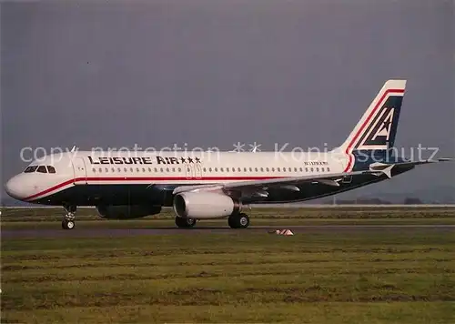 AK / Ansichtskarte Flugzeuge_Zivil Leisure Air USA Airbus A 320 231 N317RX c n 0317 Flugzeuge Zivil
