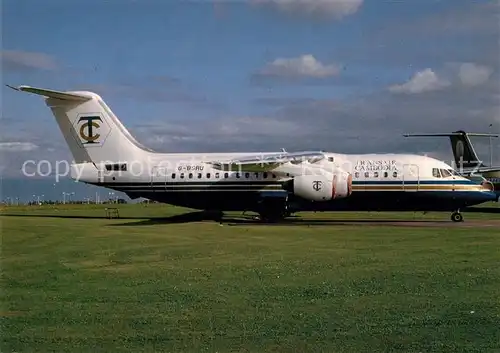 AK / Ansichtskarte Flugzeuge_Zivil Transair Cambodia BAe 146 200 G BSRU c n 2018 Flugzeuge Zivil