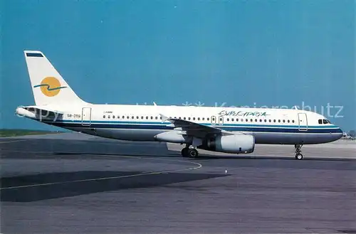 AK / Ansichtskarte Flugzeuge_Zivil Eurocypria Airbus Industrie A320 231 5B DBB c n 0256 Flugzeuge Zivil