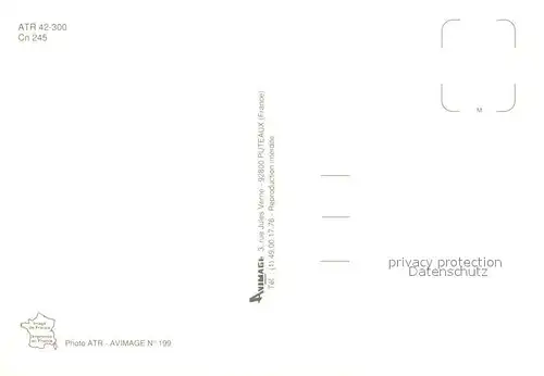 AK / Ansichtskarte Flugzeuge_Zivil Tuninter ATR 42 300 c n 245 Flugzeuge Zivil