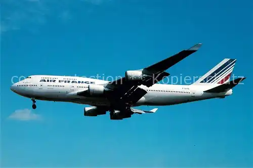AK / Ansichtskarte Flugzeuge_Zivil Air France Boeing 747 428 F GITE c n 25601 Flugzeuge Zivil
