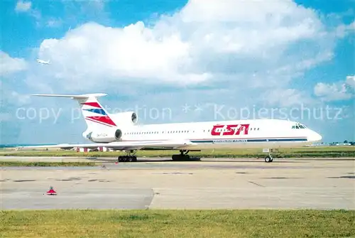 AK / Ansichtskarte Flugzeuge_Zivil CSA Tupolev TU 154M OK TCD c n 792 Flugzeuge Zivil