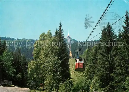 AK / Ansichtskarte Seilbahn Liberec Jested Seilbahn