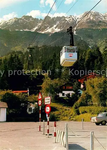 AK / Ansichtskarte Seilbahn Innsbrucker Nordkettenbahn  Seilbahn