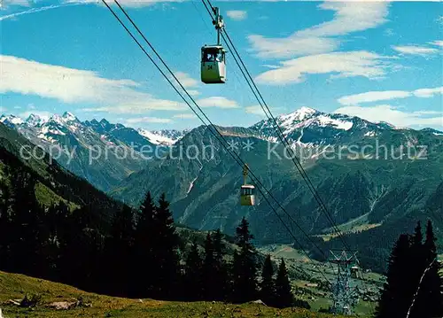 AK / Ansichtskarte Seilbahn Klosters Madrisa Vereinatal Gatschiefer  Seilbahn