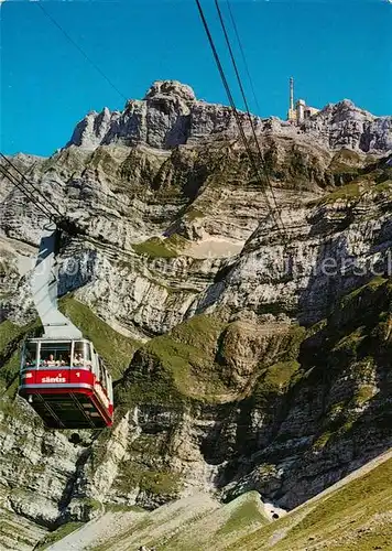 AK / Ansichtskarte Seilbahn Saentis Schwaegalp Gyrenspitz  Seilbahn