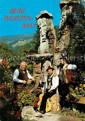 AK / Ansichtskarte Handharmonika Gitarre Wurzenmax Studio Alte Muehle Mayrhofen  Handharmonika