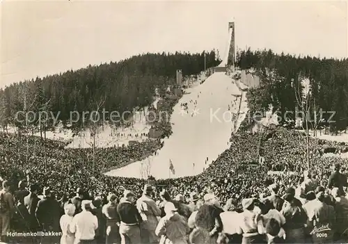 AK / Ansichtskarte Ski Flugschanze Holmenkollbakken  Ski Flugschanze