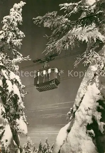 AK / Ansichtskarte Seilbahn Krkonose Lanovka na Cernou Horu Seilbahn