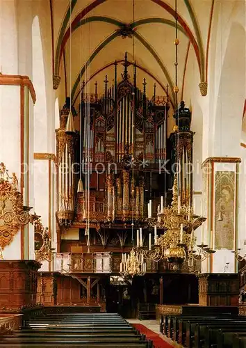 AK / Ansichtskarte Kirchenorgel Jacobikirche Luebeck  Kirchenorgel