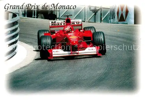 AK / Ansichtskarte Autorennen Formel 1 Ferrari Grand Prix Monaco  Autorennen