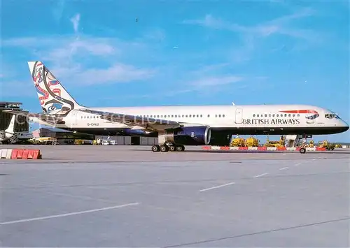 AK / Ansichtskarte Flugzeuge_Zivil British Airways Boeing B 757 236 G CPEO c n 28667 Flugzeuge Zivil