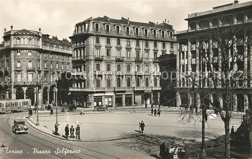 AK / Ansichtskarte Torino Piazza Solferino Torino