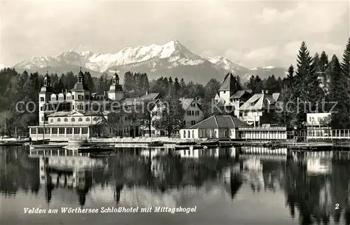 AK / Ansichtskarte Velden_Woerthersee Schlosshotel Mittagskogel Velden Woerthersee