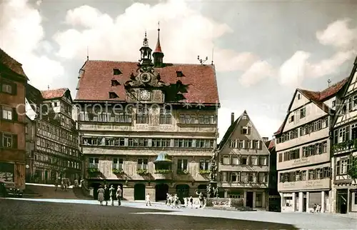 AK / Ansichtskarte Tuebingen Marktplatz Tuebingen