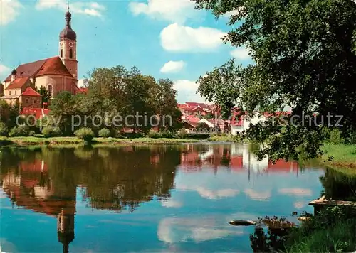 AK / Ansichtskarte Koetzting Kirche Weisser Regen Koetzting