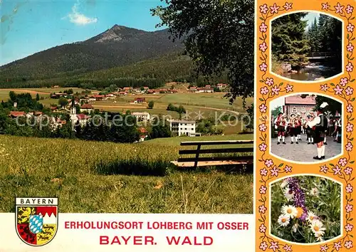 AK / Ansichtskarte Lohberg_Lam Panorama Osser Musikkapelle  Lohberg_Lam