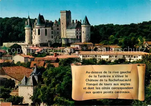 AK / Ansichtskarte Rochefoucauld_La Chateau Rochefoucauld_La