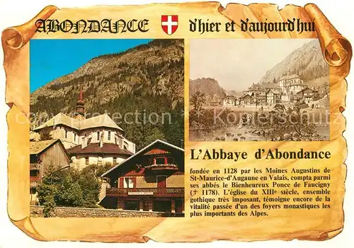 AK / Ansichtskarte Abondance Abbaye Abondance