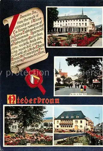 AK / Ansichtskarte Niederbronn les Bains Casino Park Rathaus  Niederbronn les Bains