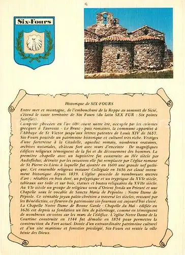 AK / Ansichtskarte Six_Fours Chronik Six_Fours