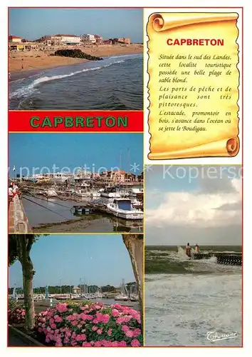 AK / Ansichtskarte Capbreton_sur_Mer Hafen Strand Chronik Capbreton_sur_Mer