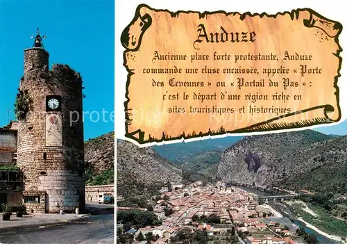 AK / Ansichtskarte Anduze La porte des Cevennes Chronik Anduze