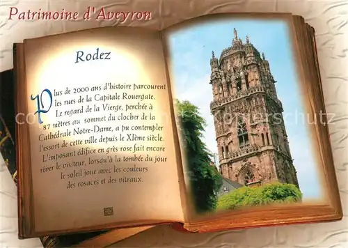 AK / Ansichtskarte Rodez Cathedrale Patrimoine d Aveyron Rodez