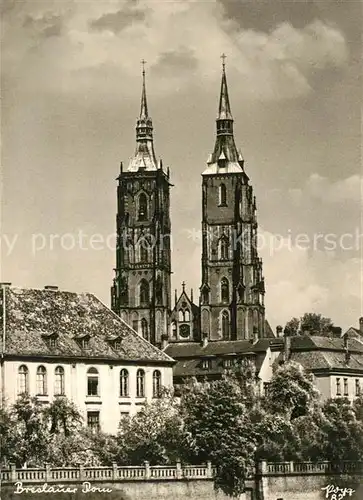 AK / Ansichtskarte Breslau_Niederschlesien Dom Breslau_Niederschlesien