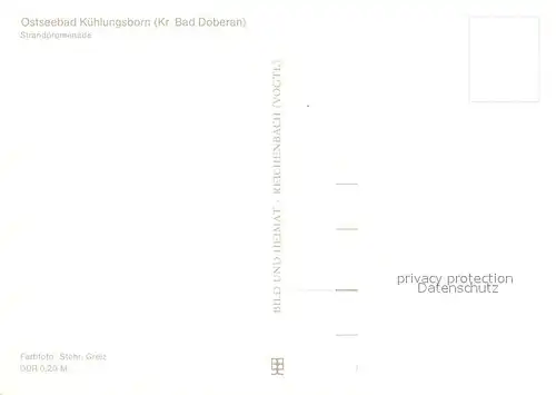 AK / Ansichtskarte Kuehlungsborn_Ostseebad Strandpromenade Kuehlungsborn_Ostseebad