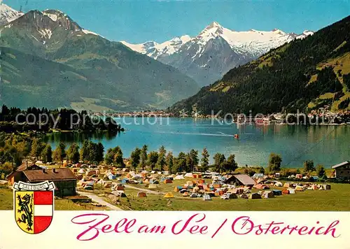 AK / Ansichtskarte Zell_See Campingplatz Kitzsteinhorn Zell_See