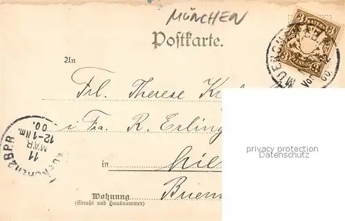 AK / Ansichtskarte Muenchen Junger Mann in Trachten Muenchen