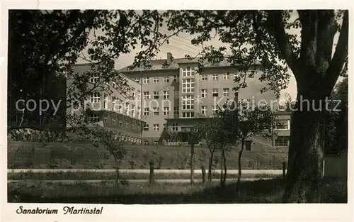 AK / Ansichtskarte Martinstal_Sachsen Sanatorium Martinstal_Sachsen