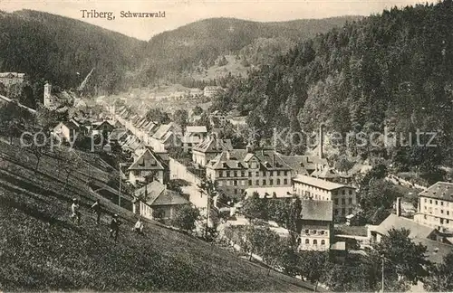 AK / Ansichtskarte Triberg_Schwarzwald Teilansicht Triberg Schwarzwald