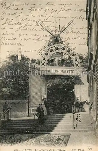 AK / Ansichtskarte Paris Moulin de la Galette Paris