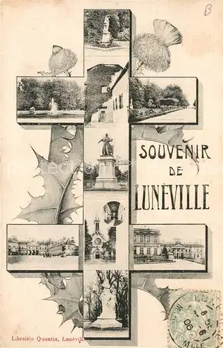 AK / Ansichtskarte Luneville Sehenswuerdigkeiten der Stadt Luneville