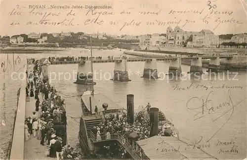 AK / Ansichtskarte Royan_Charente Maritime Nouvelle Jetee Debarcadere Royan Charente Maritime