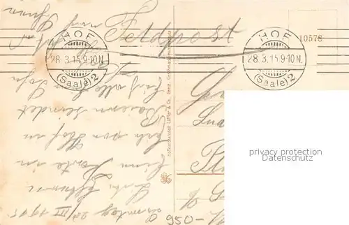 AK / Ansichtskarte Hof_Cham Restaurant Theresienstein Terrasse Hof_Cham