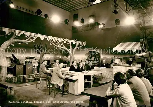 AK / Ansichtskarte Berlin Proben Zum Blauen Block Fernsehstudio Deutsche Rundfunk  Fernweh  und Phonoausstellung Sonderstempel Berlin