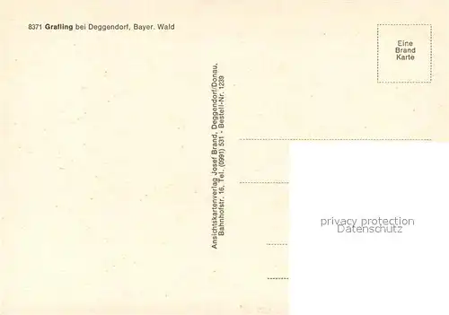 AK / Ansichtskarte Grafling_Niederbayern Panorama Grafling Niederbayern