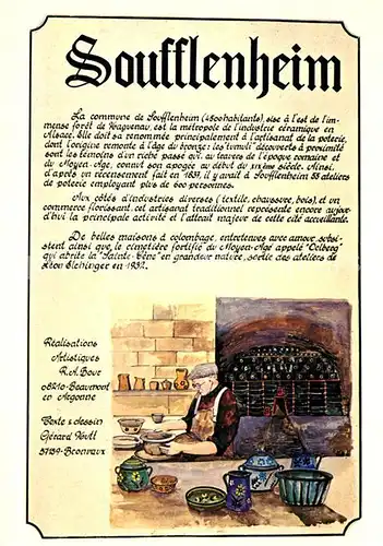 AK / Ansichtskarte Soufflenheim Toepferei Chronik Soufflenheim