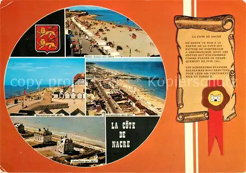 AK / Ansichtskarte Caen La Cote de Nacre Strand  Caen